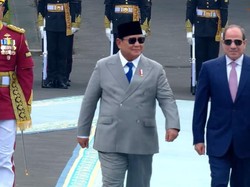 Presiden Mesir El-Sisi Tiba Istana Jakarta, Disambut Hangat Prabowo