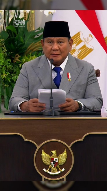 Prabowo: Indonesia-Mesir Sepakat Lanjutkan Dukungan untuk Palestina