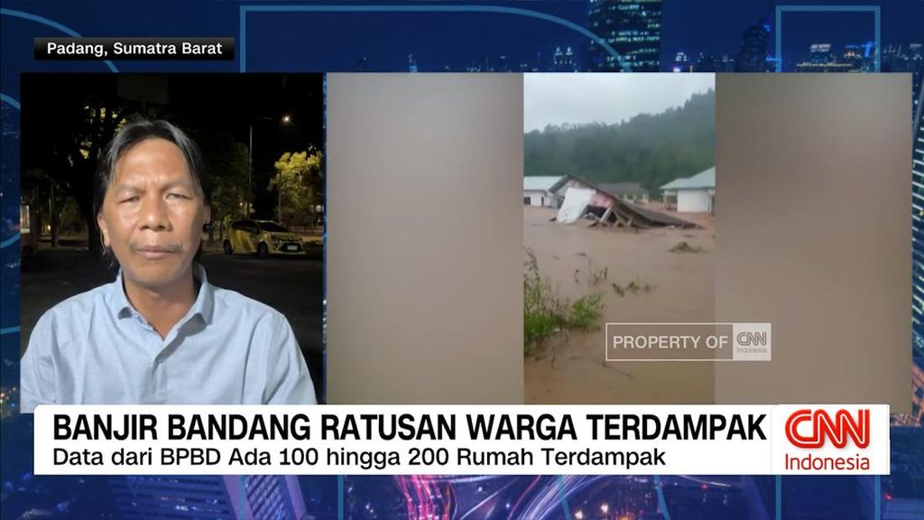 VIDEO: Update Banjir Bandang di Padang, Ratusan Warga Terdampak