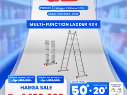 Merapat! Tangga Multifungsi Diobral di Transmart Full Day Sale