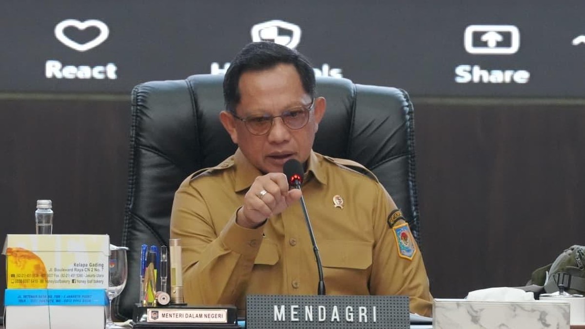 Inflasi YoY 3,28%, Mendagri Minta Pemda Perkuat Langkah Pengendalian