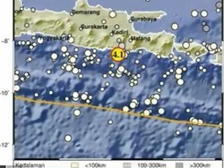 Gempa M 4,1 Guncang Blitar, Getaran Terasa hingga Malang-Lumajang