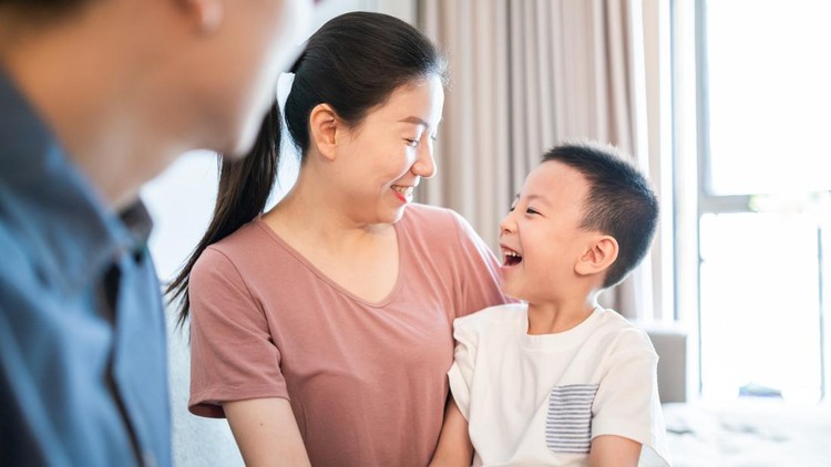 Ilustrasi Orang Tua dan Anak