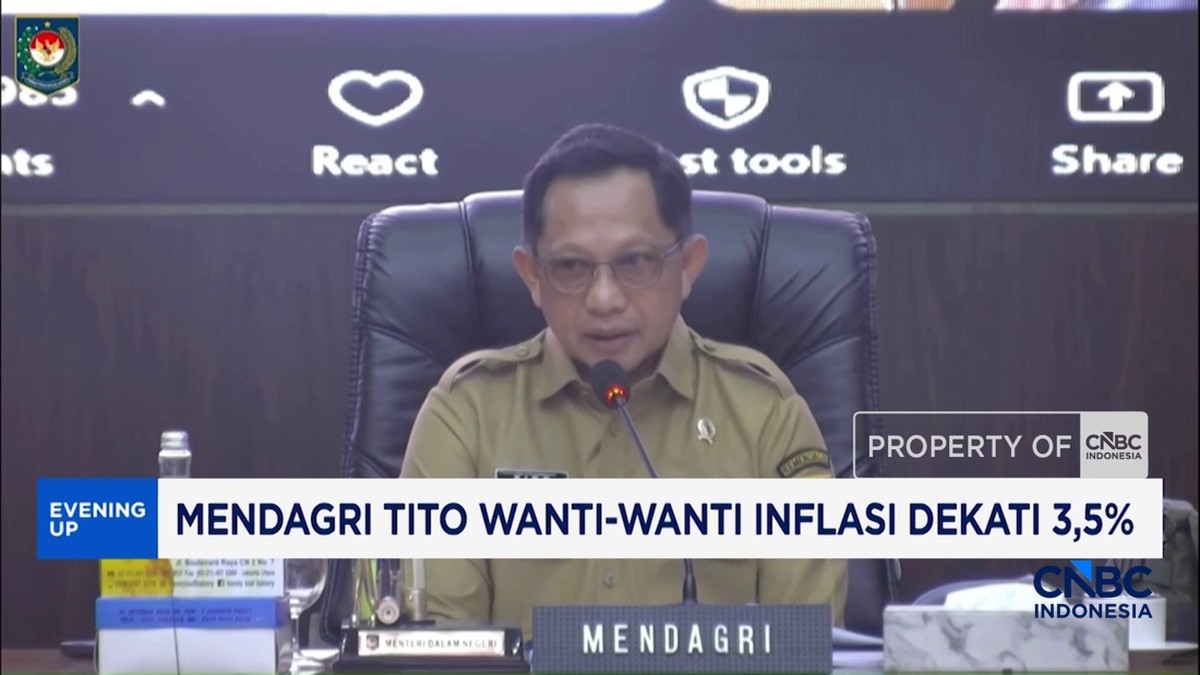 Video: Mendagri Tito Karnavian Wanti-Wanti Inflasi Dekati 3,5%