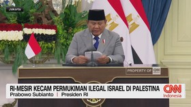 RI-Mesir Kecam Permukiman Ilegal Israel di Palestina