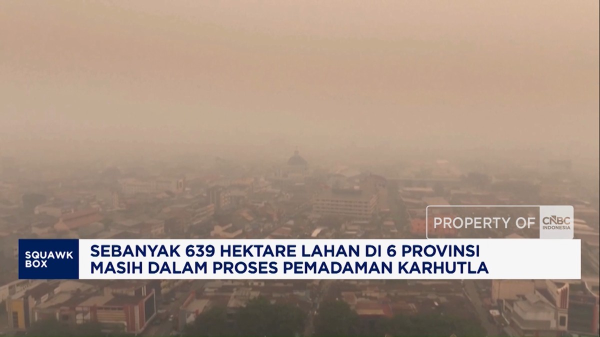 Video: 639 Hektare Lahan di 6 Provinsi Masih Proses Pemadaman Karhutla