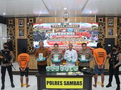 2 Pemuda Sambas Terancam Hukuman Mati Usai Terciduk Bawa 11 Kg Sabu