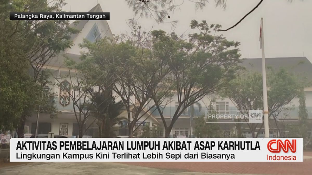 VIDEO: Aktivitas Pembelajaran Lumpuh Akibat Asap Karhutla