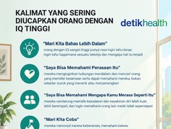 Infografis: 4 Kalimat yang Sering Diucapkan Orang dengan IQ Tinggi
