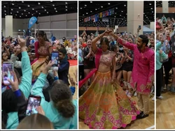 Gagal Resepsi Mewah Karena Tornado, Pengantin Berakhir Pesta di Lapangan Voli