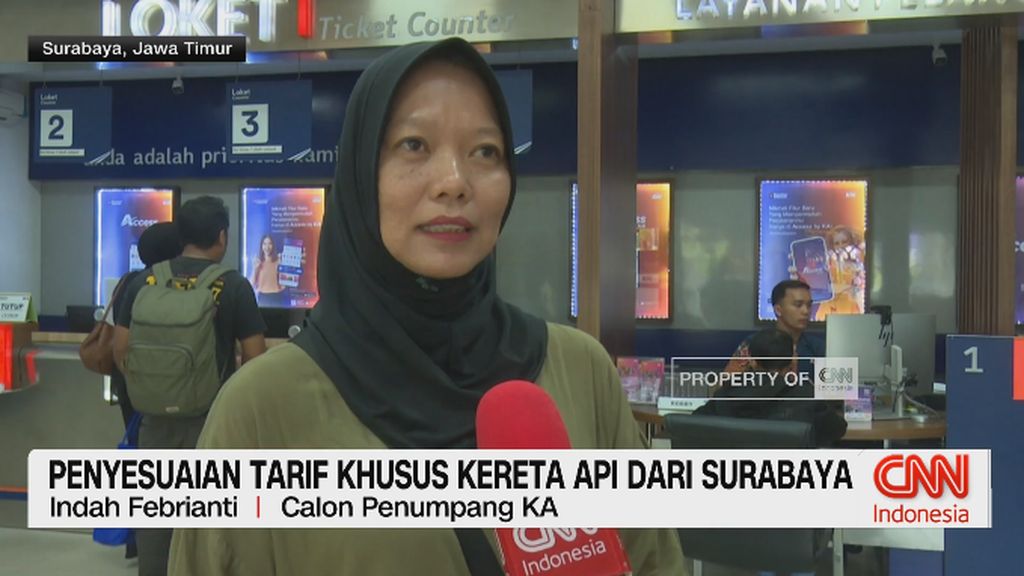 VIDEO: Penyesuaian Tarif Khusus Kereta Api Dari Surabaya