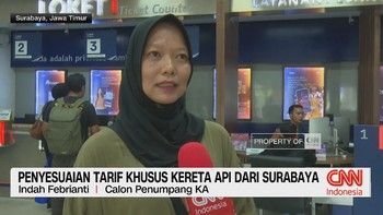 Penyesuaian Tarif Khusus Kereta Api Dari Surabaya