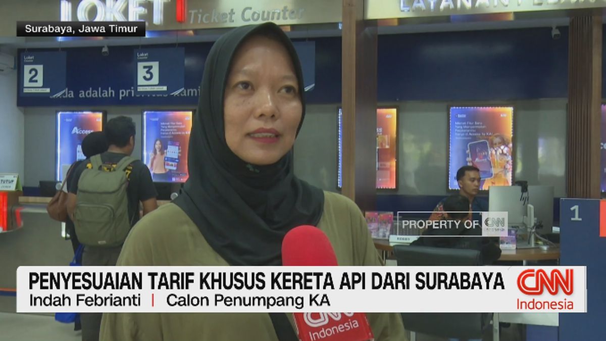 VIDEO: Penyesuaian Tarif Khusus Kereta Api Dari Surabaya