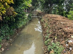 Cegah banjir, Saluran Irigasi di Tiga Desa Ciseeng Dikeruk