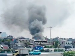 Permukiman di Penjaringan Jakut Kebakaran, 130 Damkar ke TKP