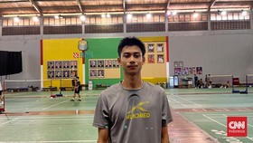 Rayhan Pandu Aksara dipastikan menjadi wakil tunggal Indonesia pada ajang Youth Olympic Games 2026 di Dakar, Senegal. (CNNIndonesia/Askar Fatih Robbani)