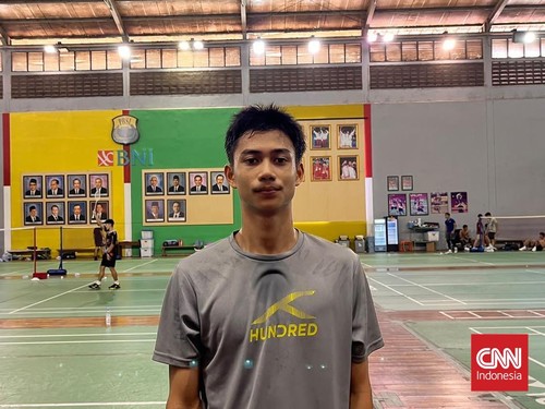 Rayhan Pandu Aksara dipastikan menjadi wakil tunggal Indonesia pada ajang Youth Olympic Games 2026 di Dakar, Senegal. (CNNIndonesia/Askar Fatih Robbani)
