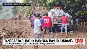 Tanggap Darurat 14 Hari Usai Banjir Bandang di Sumbar
