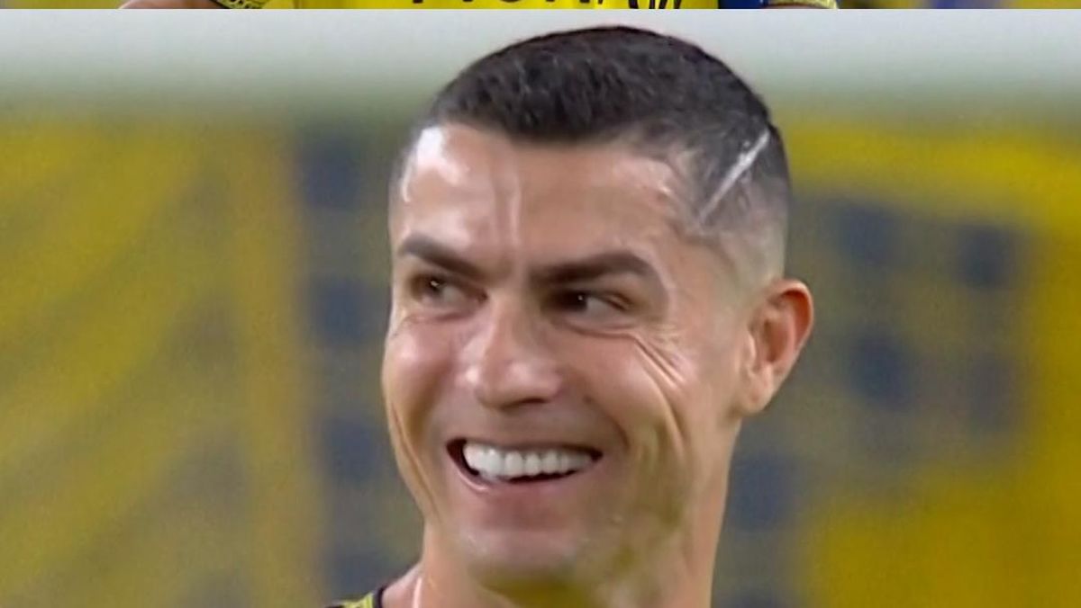 Ronaldo Cetak Gol usai Laga Sempat Tertunda Akibat Ancaman Rudal
