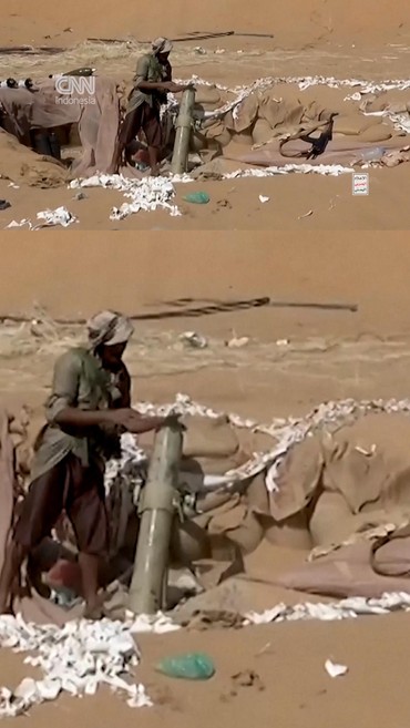 Houthi Rilis Rekaman Pertempuran vs Pasukan Yaman di Gurun Marib
