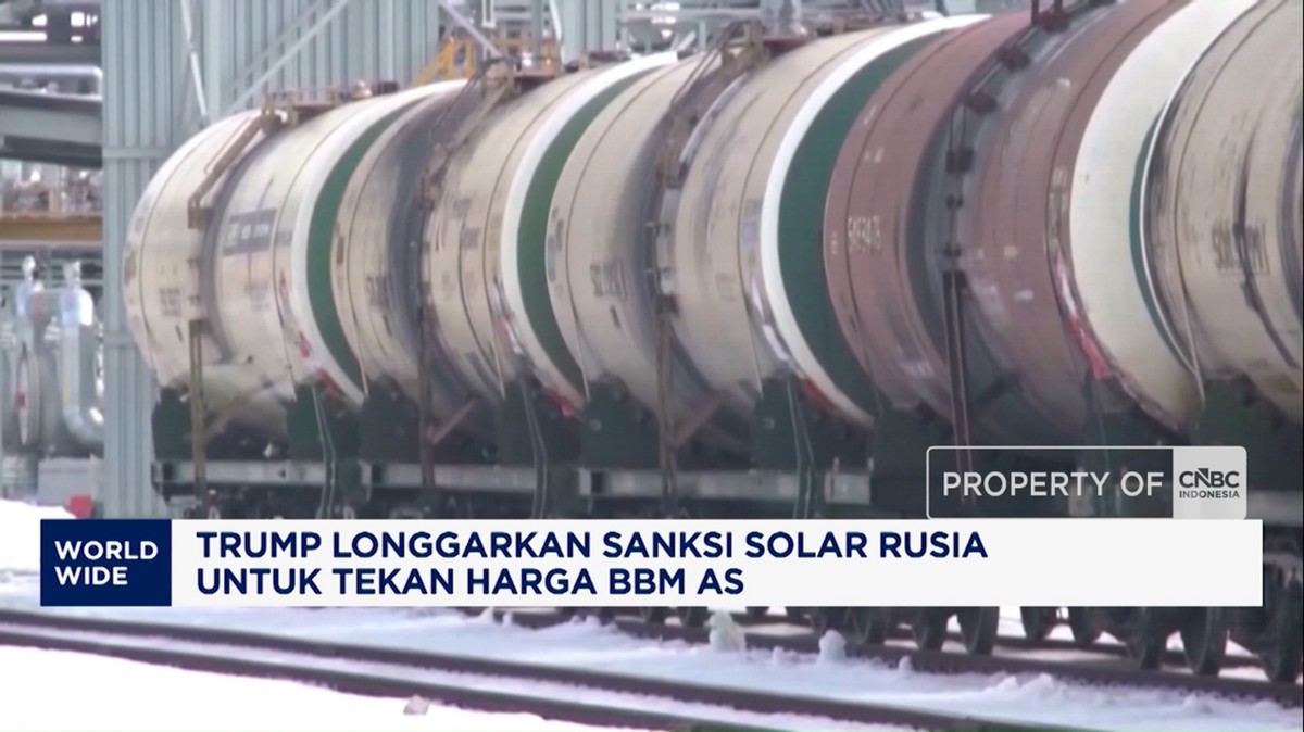 Video: Trump Longgarkan Sanksi Diesel Rusia untuk Tekan Harga BBM AS