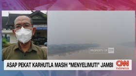 Asap Pekat Karhutla Masih Menyelimuti Jambi