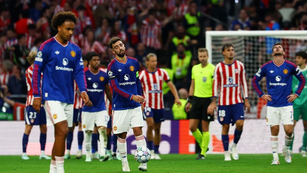 Liga Champions: Kebobolan Gol Kilat 49 Detik, MU Keok dari Atletico