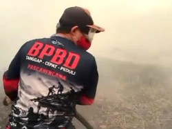 Beratnya Jadi Petugas Karhutla Kobar, Tinggalkan Keluarga ke Medan Bahaya