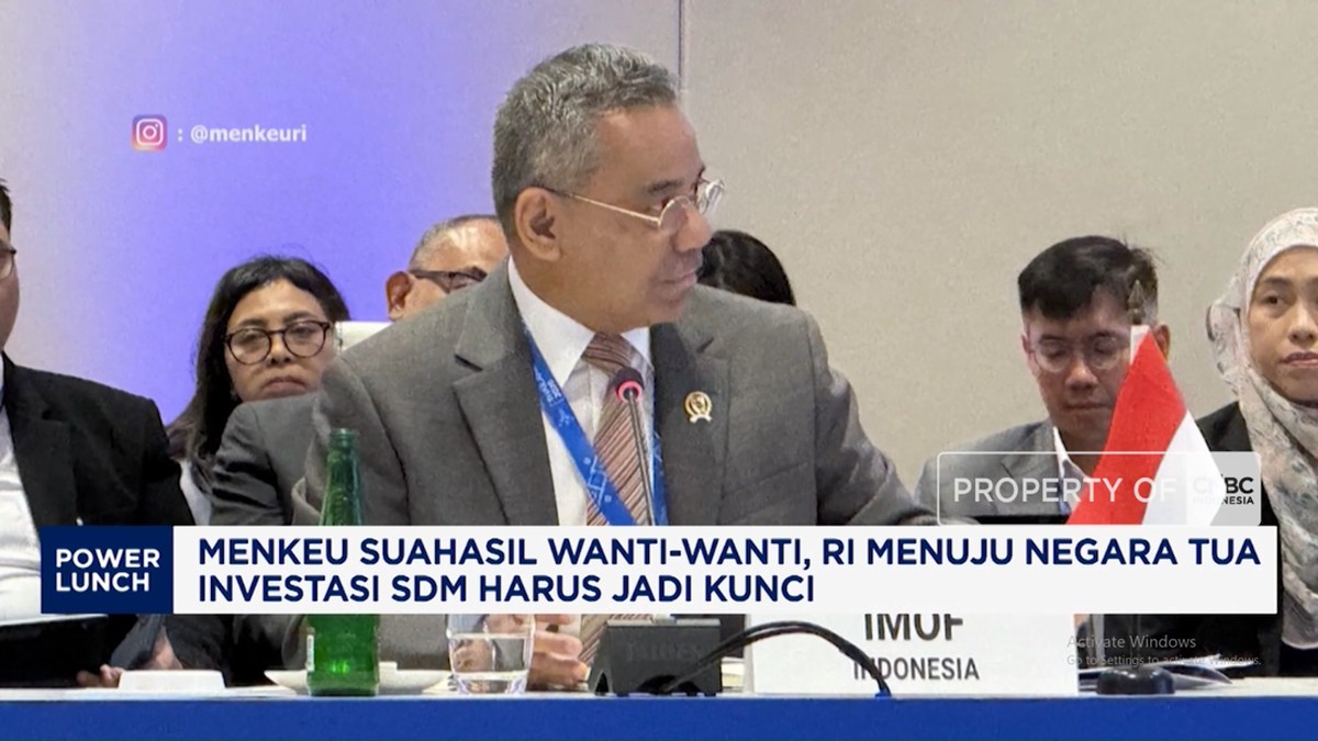 VIdeo: Menkeu Suahasil Wanti-Wanti RI Menuju Negara Tua