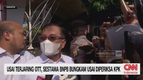 Rustian BNPB, Sekretaris Utama BNPB, Rustian diperiksa KPK, OTT KPK, operasi tangkap tangan KPK,