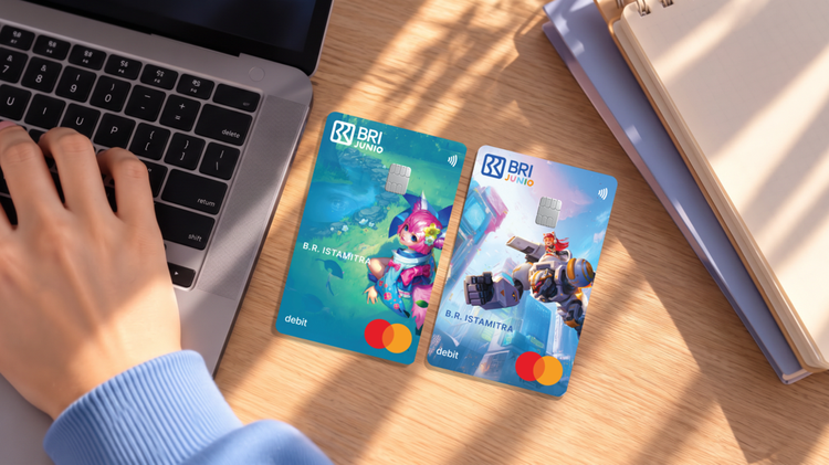 BRI berkolaborasi dengan Mobile Legends&colon; Bang Bang &lpar;MLBB&rpar; menghadirkan Program BRI Junio dengan Kartu Debit edisi khusus
