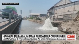 Gangguan Saluran Dalam Tanah, Air Menyembur Campur Lumpur
