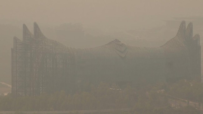 IKN diselimuti kabut asap karhutla