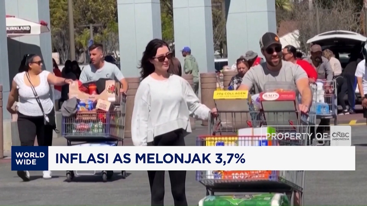 Video: Inflasi AS Melonjak 3,7%