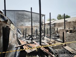11 Rumah Terbakar di Jalan Rappokalling Utara 1 Makassar