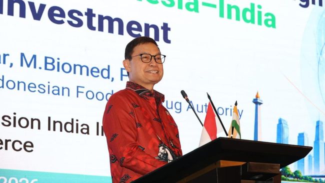 Kepala BPOM Taruna Ikrar dalam forum eksklusif India Indonesia Chamber of Commerce (IndCham),