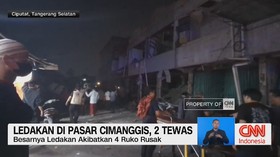 Ledakan Di Pasar Cimanggis, 2 Tewas