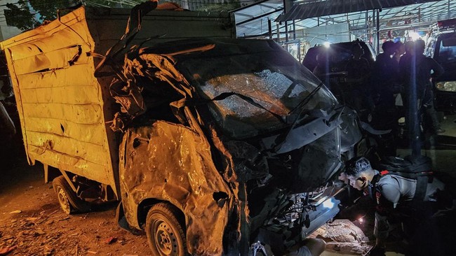 Ledakan di Pasar Cimanggis Tangerang Selatan