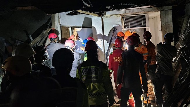 Ledakan di Pasar Cimanggis Tangerang Selatan