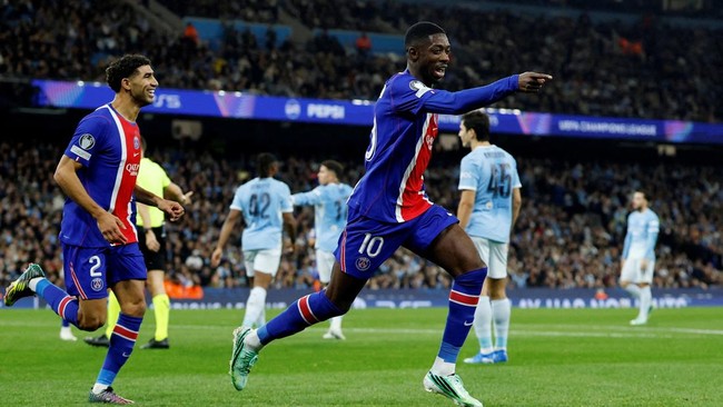 Manchester City vs Paris St Germain
