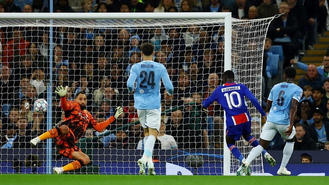 Manchester City vs Paris St Germain