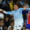 Soccer Football - UEFA Champions League - Manchester City v Paris St Germain - Etihad Stadium, Manchester, Britain - October 14, 2026Manchester City's Enzo Fernandez in action with Paris St Germain's Fabian Ruiz REUTERS/Phil Noble