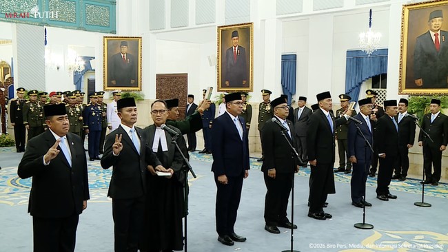 Pelantikan dan Pengucapan Sumpah Pejabat Negara, Istana Negara, 15 Oktober 2026.