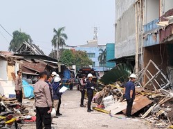 Penampakan Terkini TKP Ledakan Kuat Tewaskan 2 Orang di Pasar Cimanggis