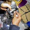 Tim gabungan Direktorat Tindak Pidana Narkoba Bareskrim Polri, Badan Narkotika Nasional (BNN), dan Polda Metro Jaya menemukan alat takaran narkoba jenis sabu saat melakukan penggerebekan tempat peredaran narkoba di Kompleks Permata (Kampung Ambon), K