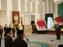 Prabowo Lantik Letjen Kristomei Sianturi Jadi Kepala BNPB