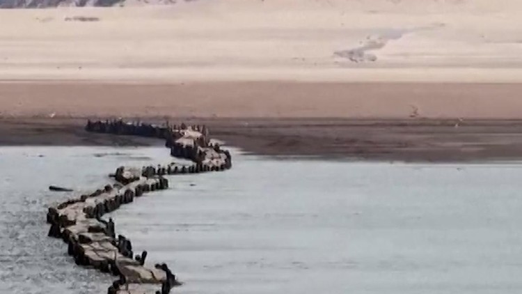 Air Danau Menyusut, Jembatan Kuno Dinasti Ming Muncul Usai 400 Tahun