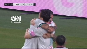 German Berterame dan Rodrigo De Paul sumbang gol di kemenangan 2-0 Inter Miami atas New York City FC pada Rabu (14/10).