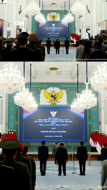 Presiden Prabowo Subianto resmi melantik sejumlah wakil menteri dan kepala lembaga negara baru di Istana Kepresidenan Jakarta, pada Kamis (15/10).