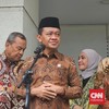 Bahlil Lahadalia menggelar jupa pers di Jakarta, Jumat (16/10).